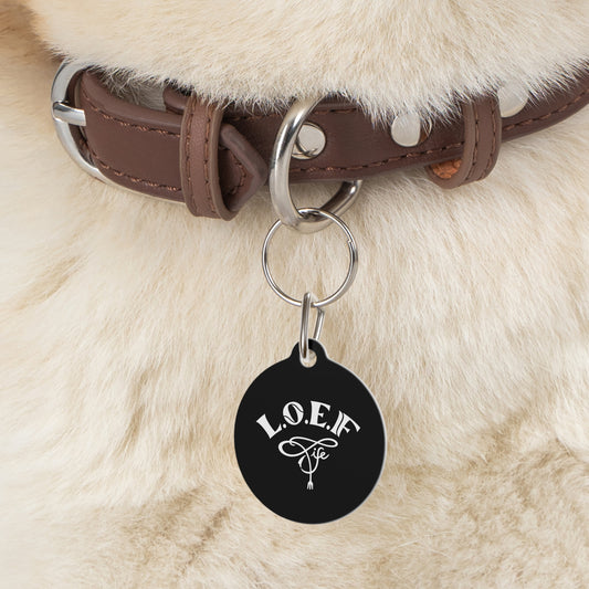 L.O.E.F Pet Tag