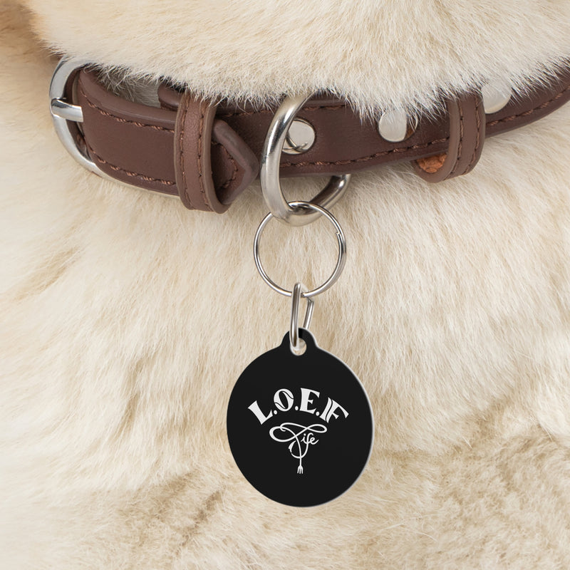 L.O.E.F Pet Tag