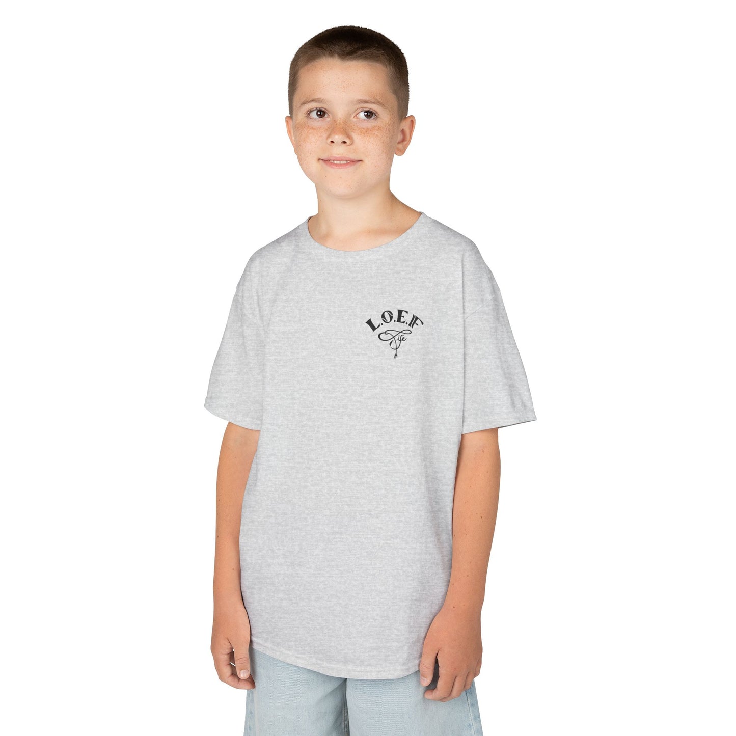 L.O.E.F Foodie 4Life Young Tee Shirt  (Black)