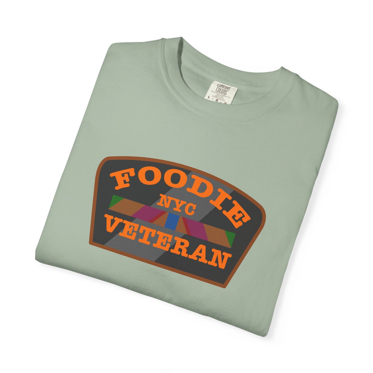 L.O.E.F Foodie Veteran NYC Unisex Tee Shirt (Orange)