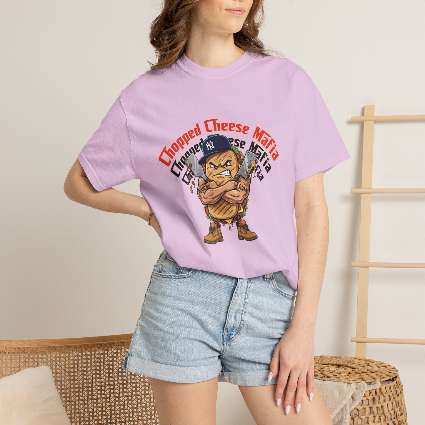L.O.E.F Chopped Cheese Mafia Unisex Tee Shirt