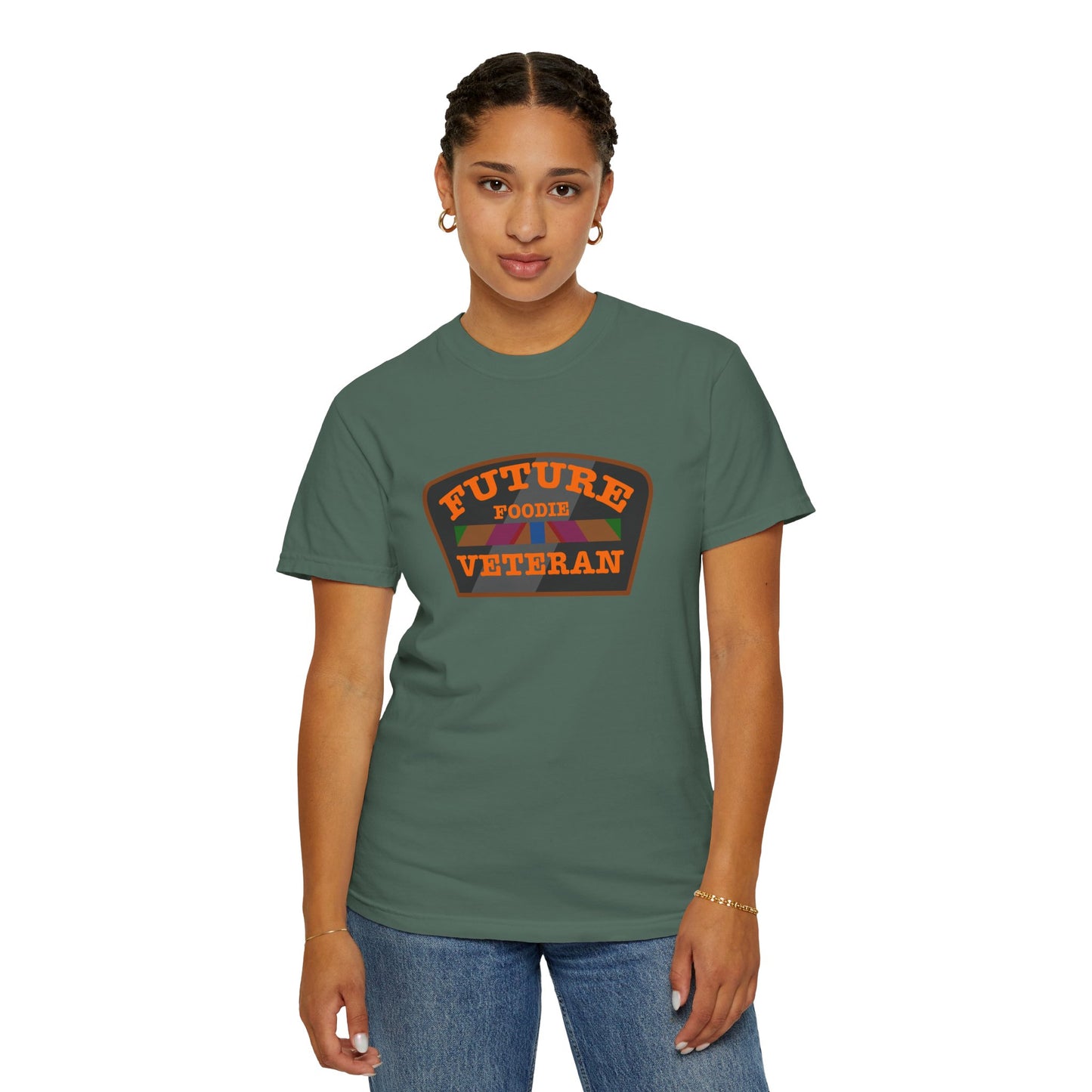 L.O.E.F Future Foodie Veteran Unisex Tee Shirt (Orange)