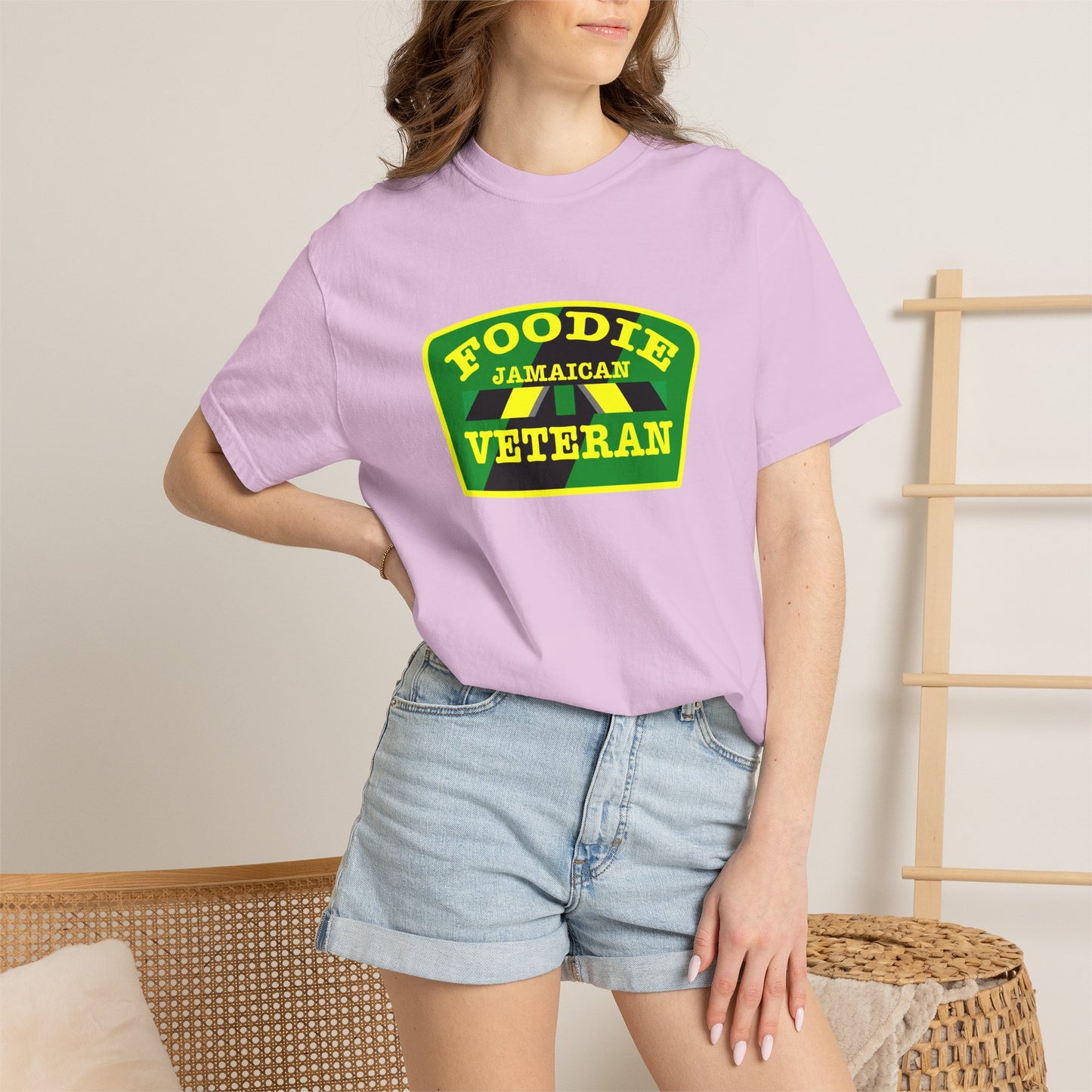L.O.E.F Foodie Veteran Jamaican Unisex Tee Shirt