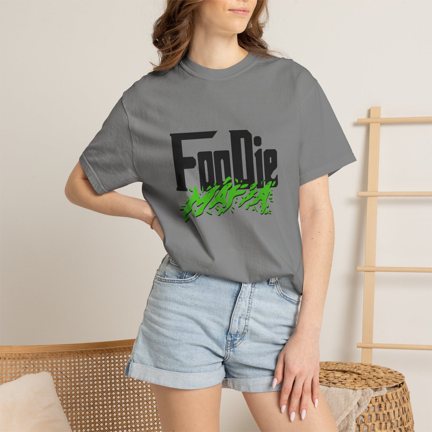 L.O.E.F Foodie Mafia Tee Shirt (Kelly Green)
