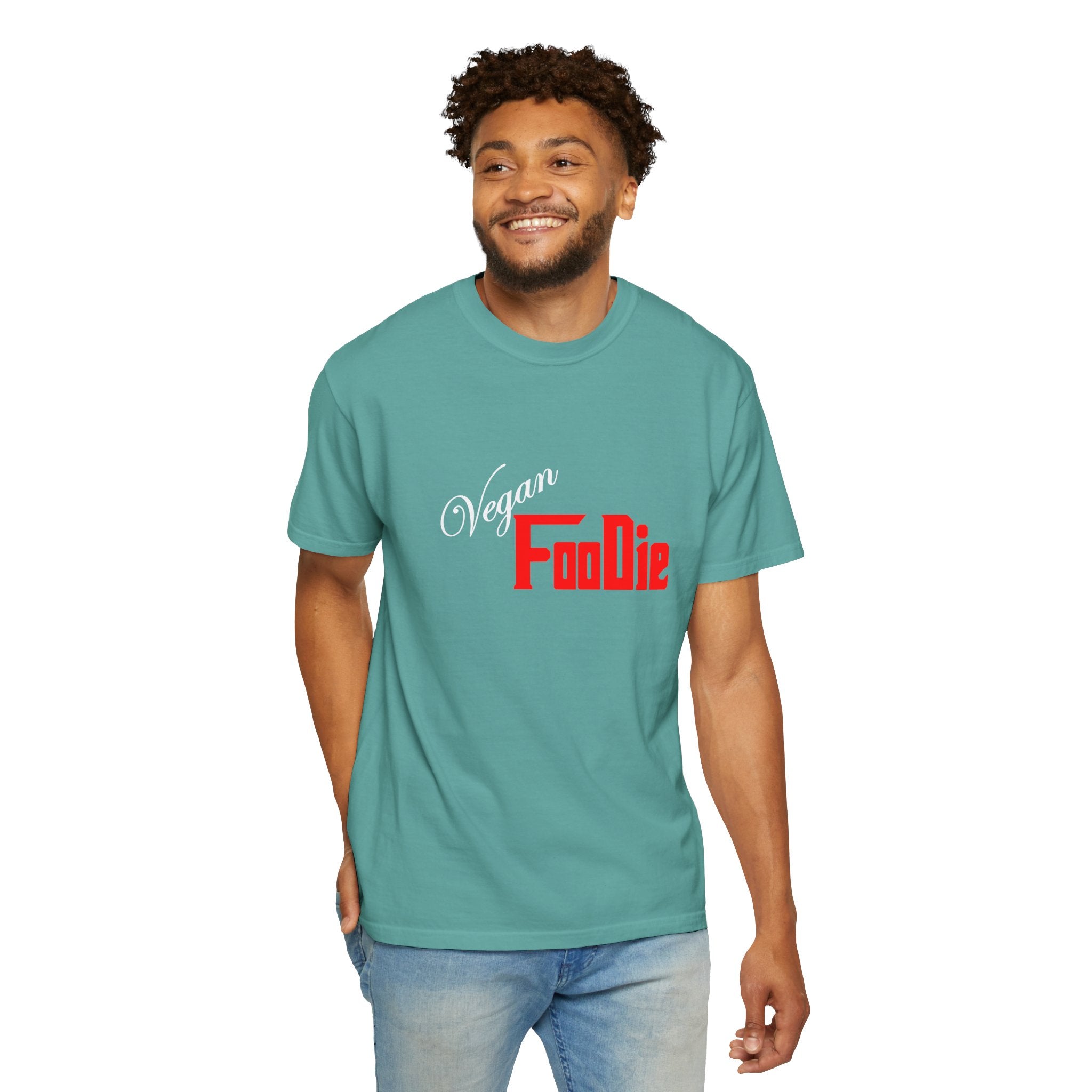 L.O.E.F Unisex Vegan Foodie Tee Shirt (Fiery Red)