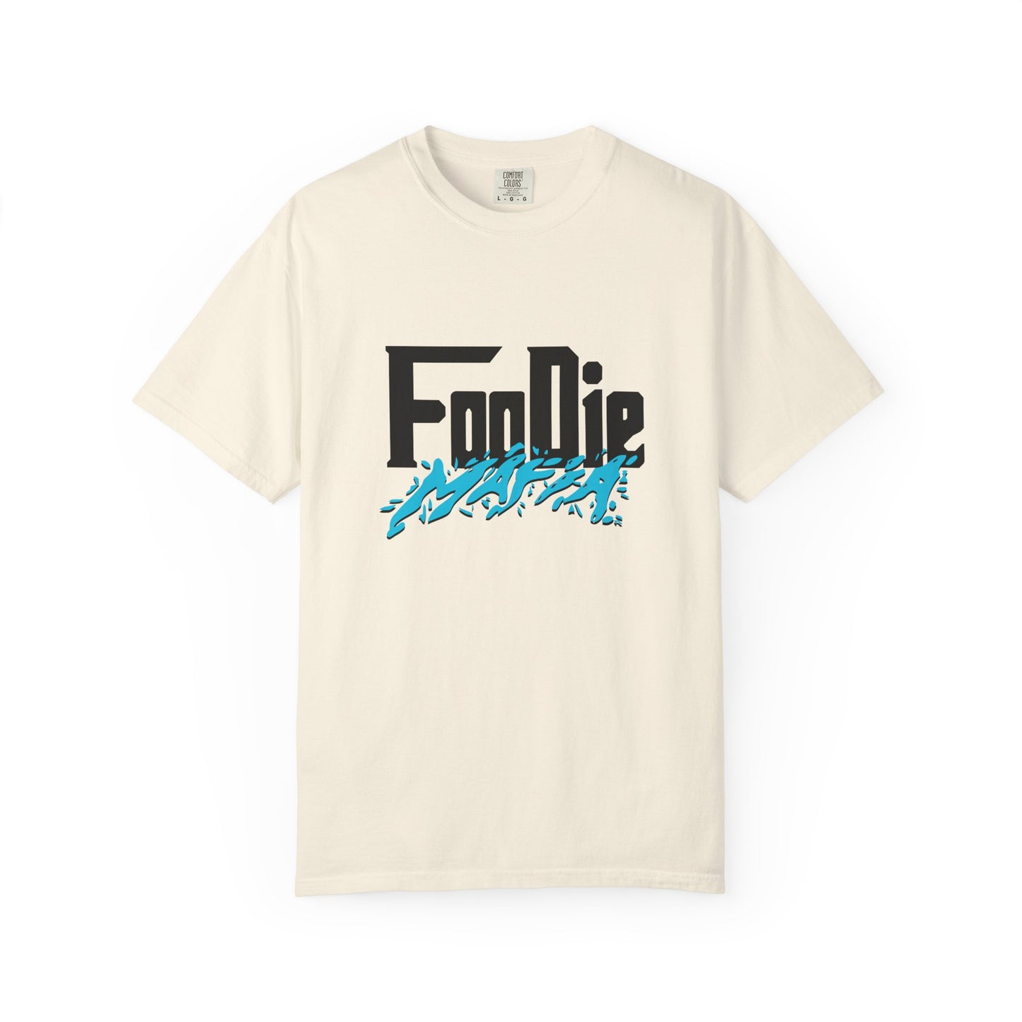 L.O.E.F Foodie Mafia Unisex Tee Shirt (Aqua Blue)