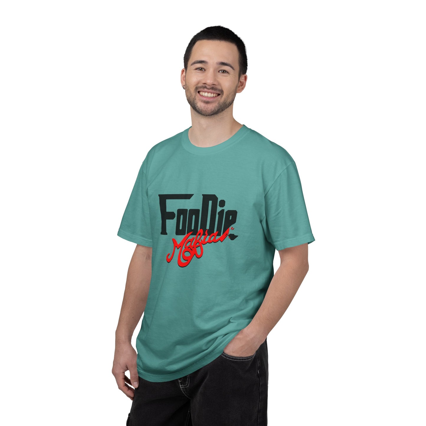 L.O.E.F Foodie Mafia Unisex Tee Shirt (Flat Red)