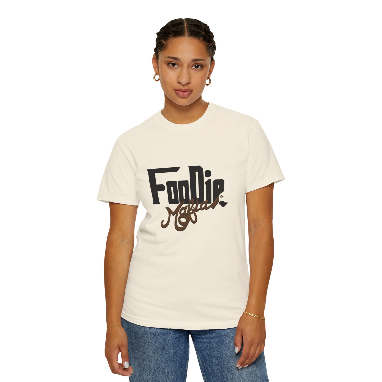 L.O.E.F Foodie Mafia Unisex Tee shirt (Dark Brown)