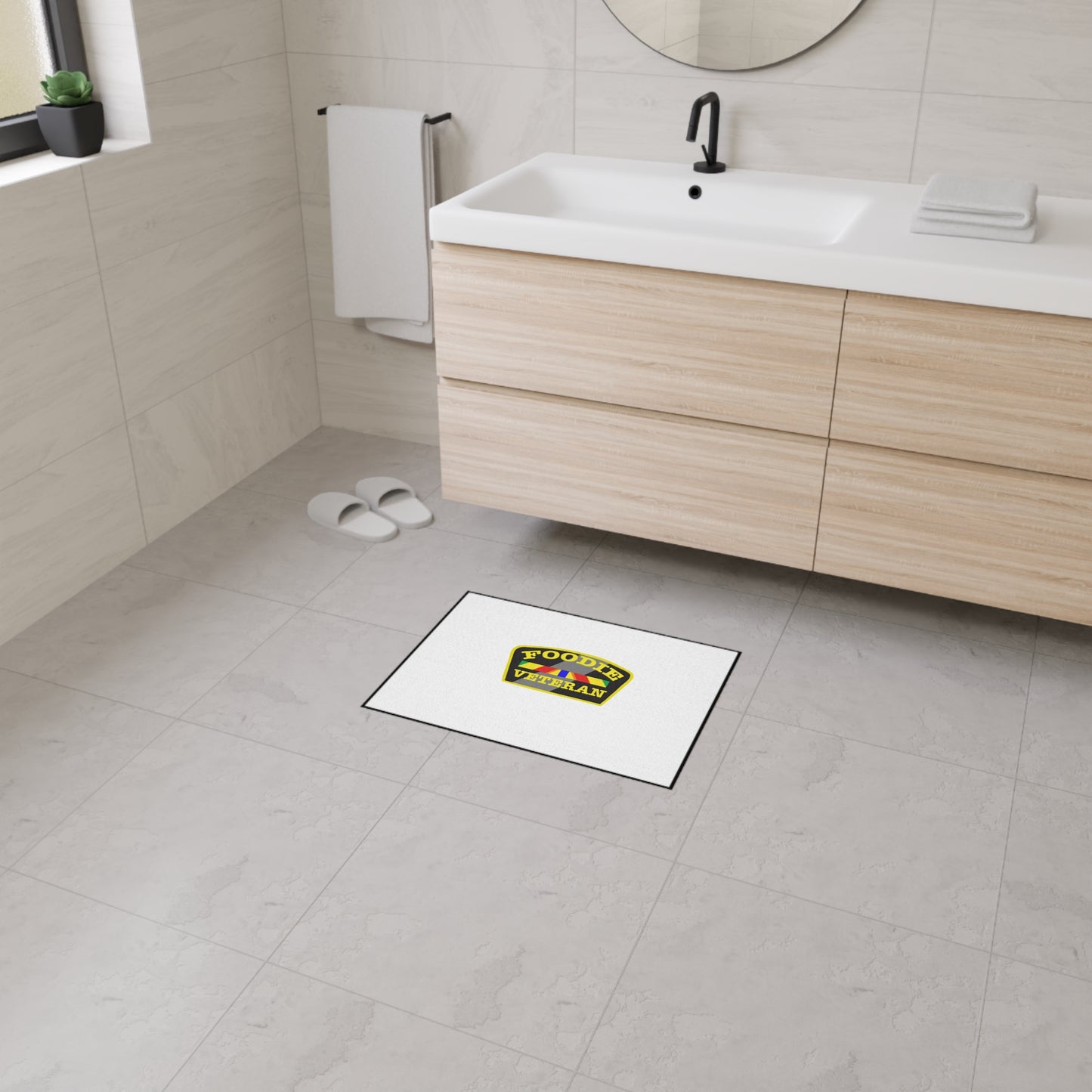 L.O.E.F Foodie Veteran Kitchen Mat