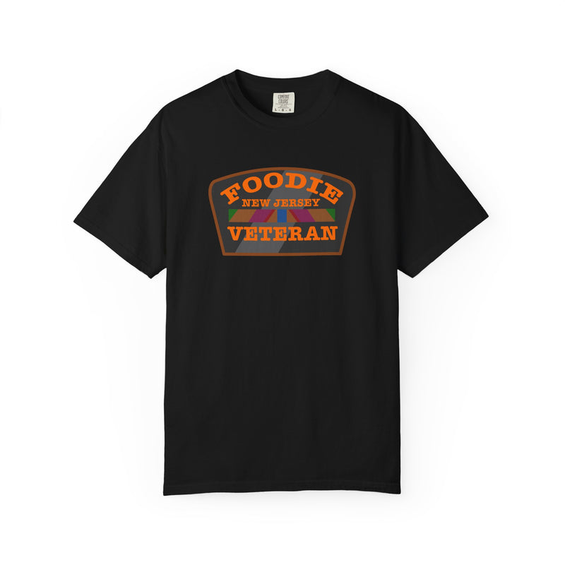 L.O.E.F Foodie Veteran NEW JERSEY Unisex Tee Shirt (Orange)