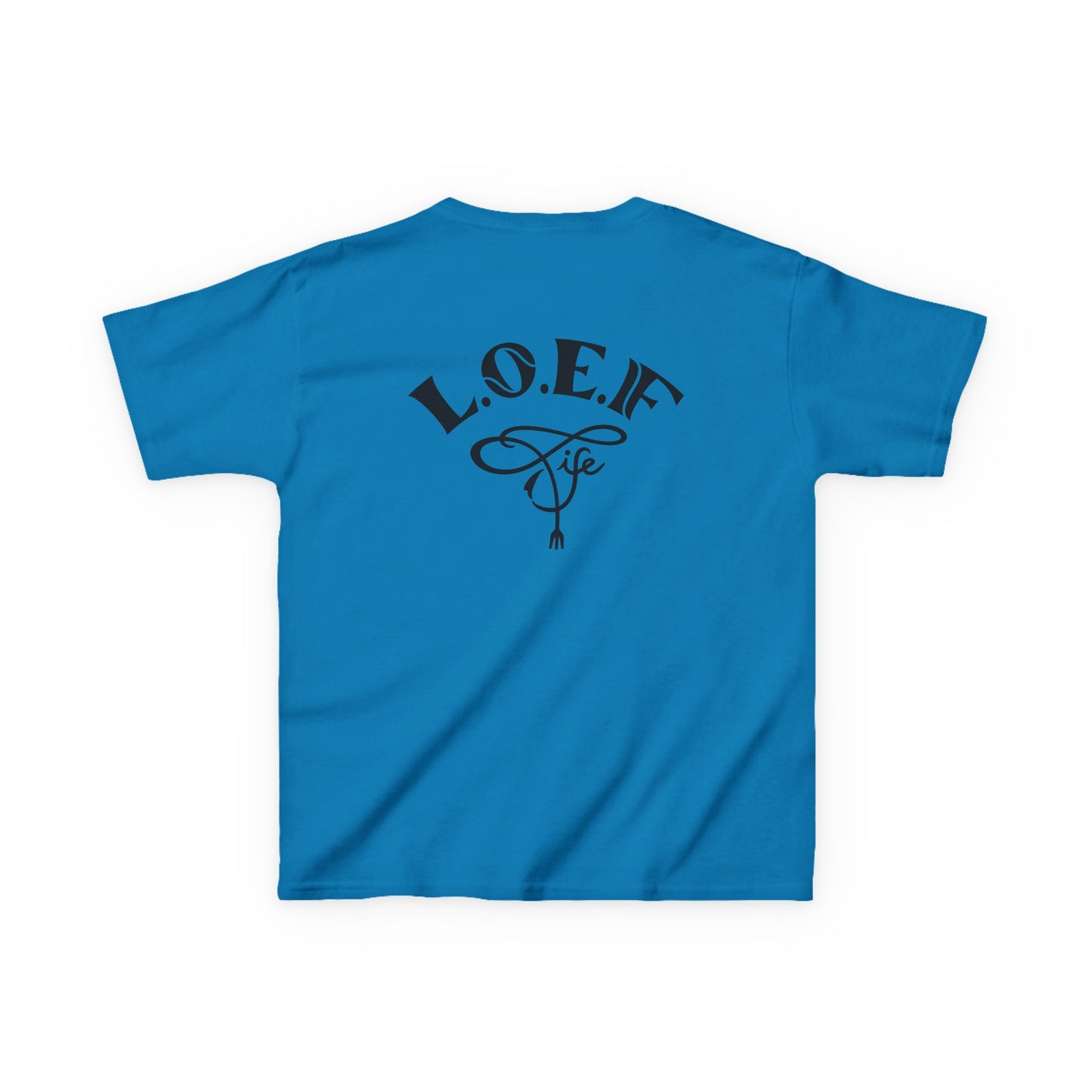 L.O.E.F Foodie 4Life Young Tee Shirt  (Black)