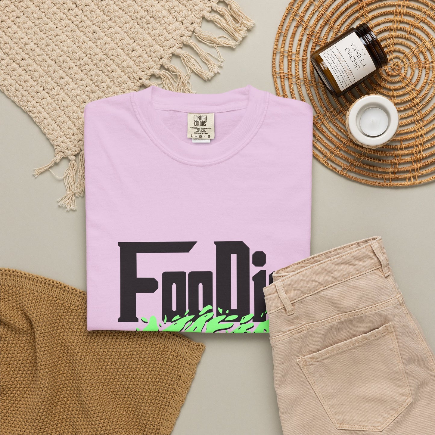 L.O.E.F Foodie Mafia Tee Shirt (Mint Green)