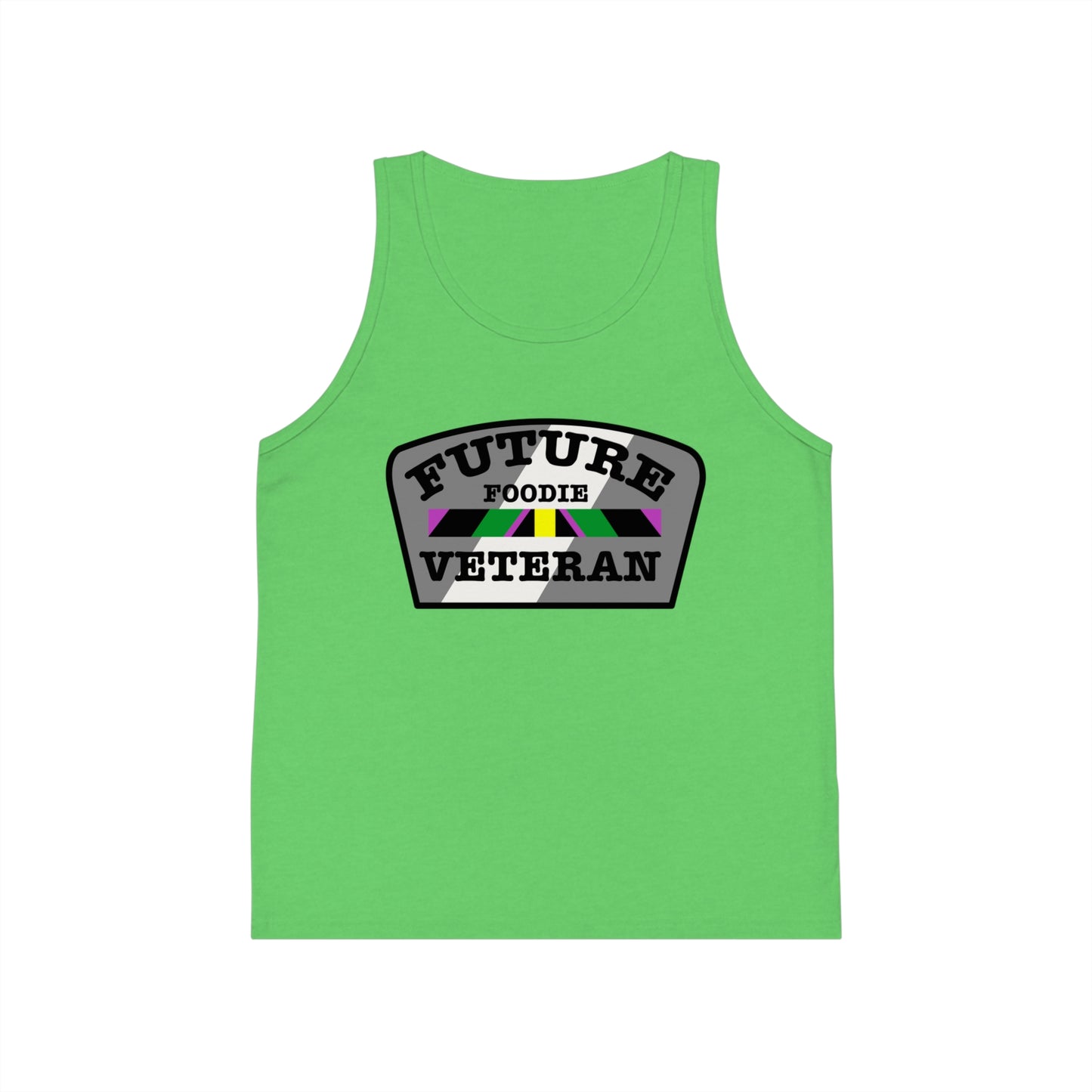 L.O.E.F Future Foodie Veteran Kids Tank Top (Gray)