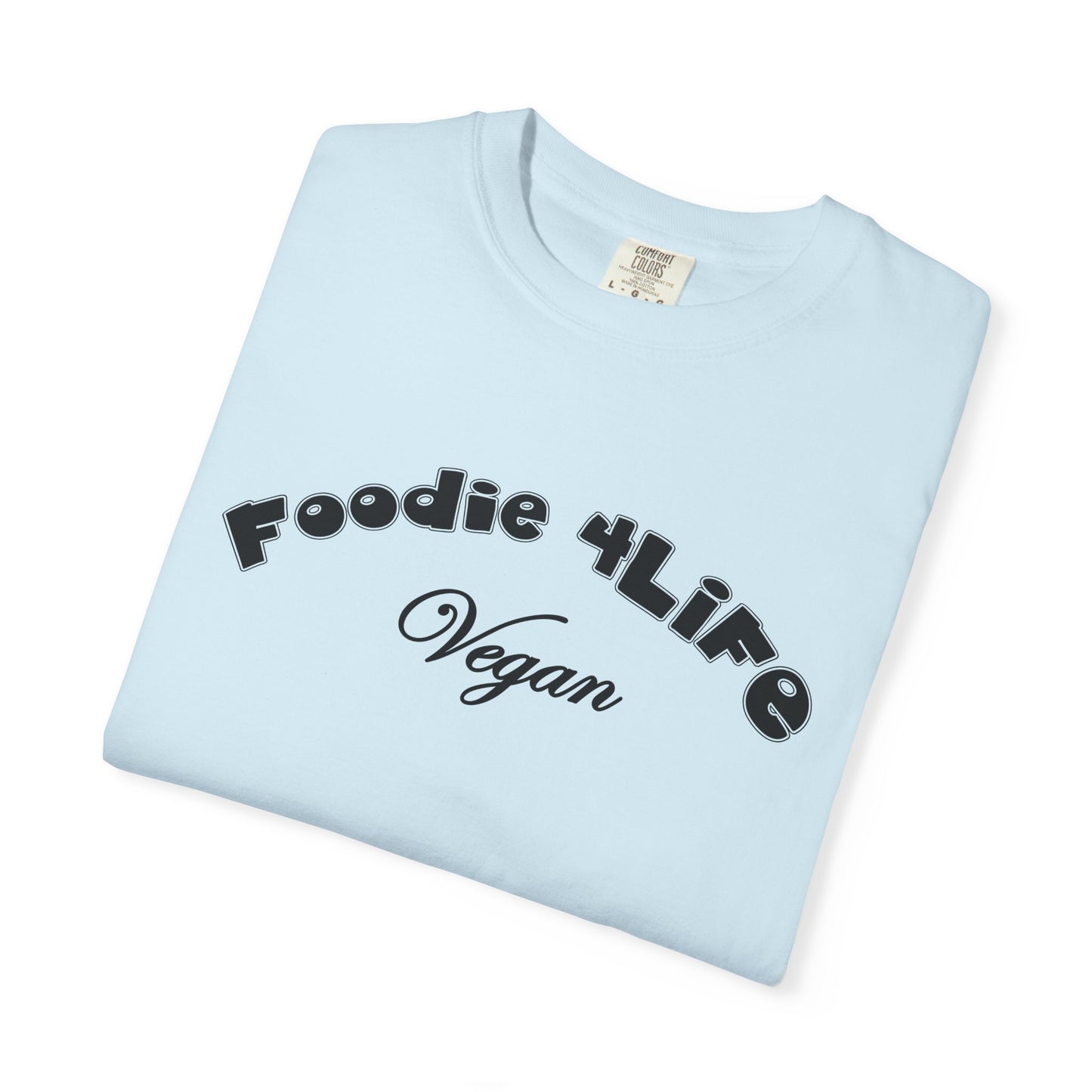 L.O.E.F Foodie 4Life Vegan Unisex Tee Shirt (Black)