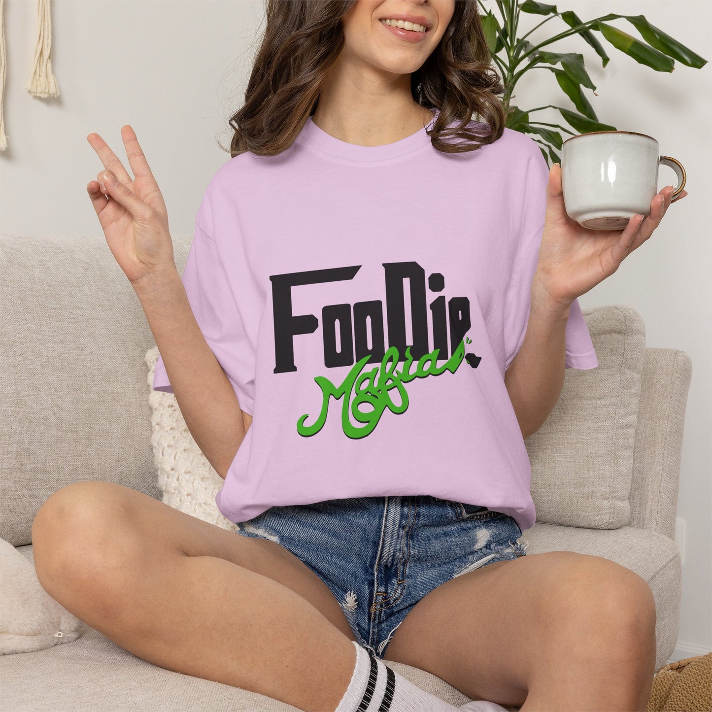 L.O.E.F Foodie Mafia Unisex Tee shirt (Kelly Green)