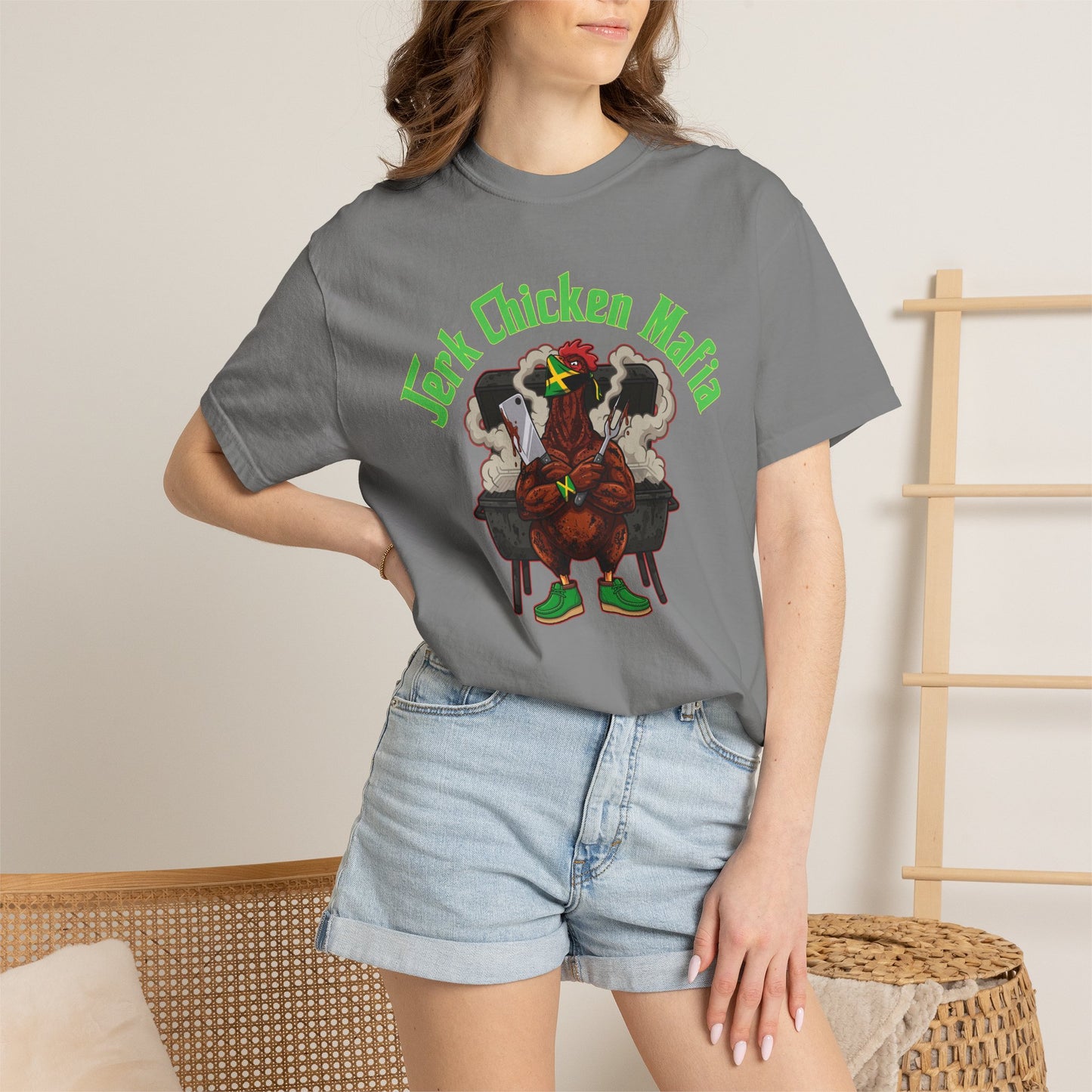 L.O.E.F Jerk Chicken Mafia Unisex Tee Shirt