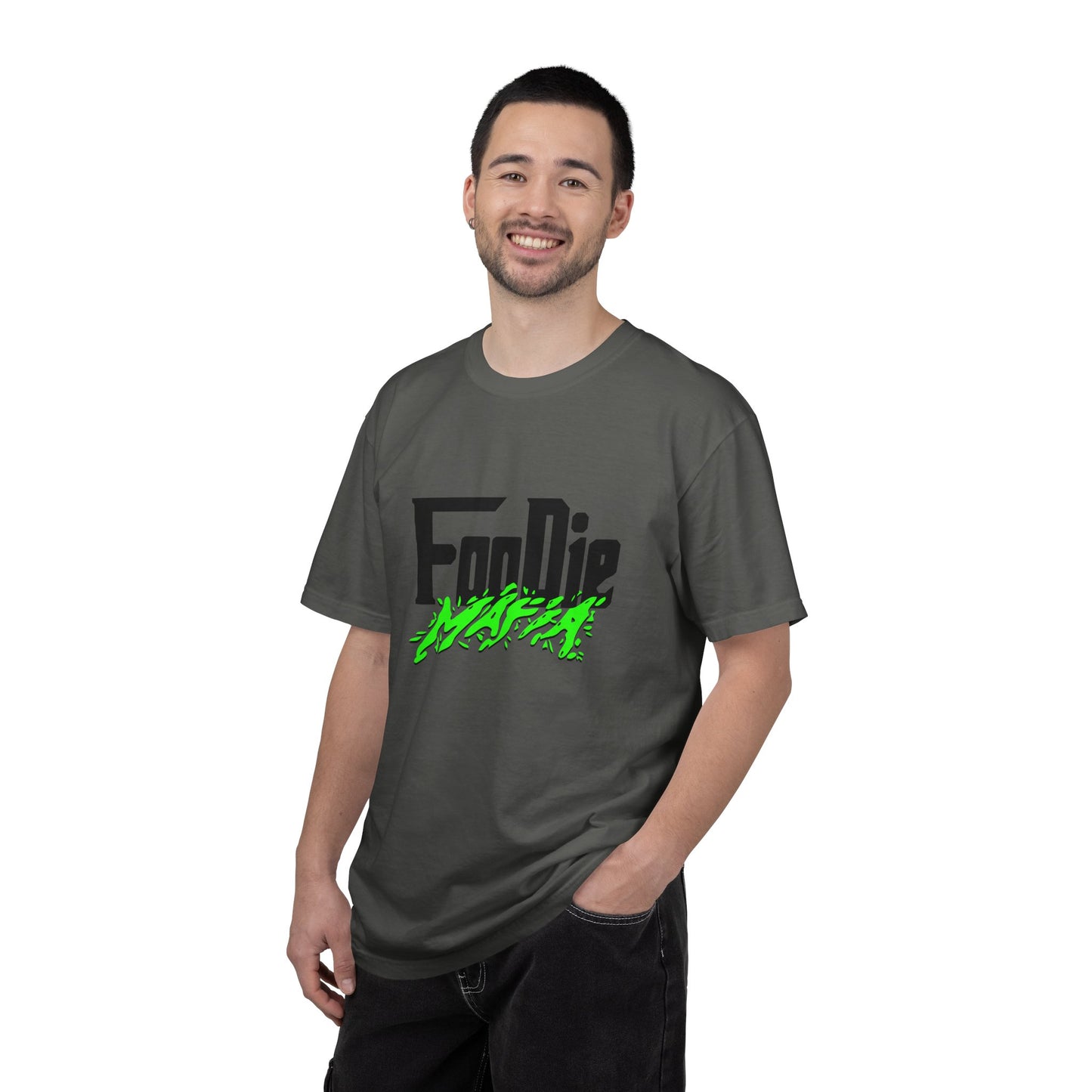 L.O.E.F Foodie Mafia Tee Shirt (Neon Green)