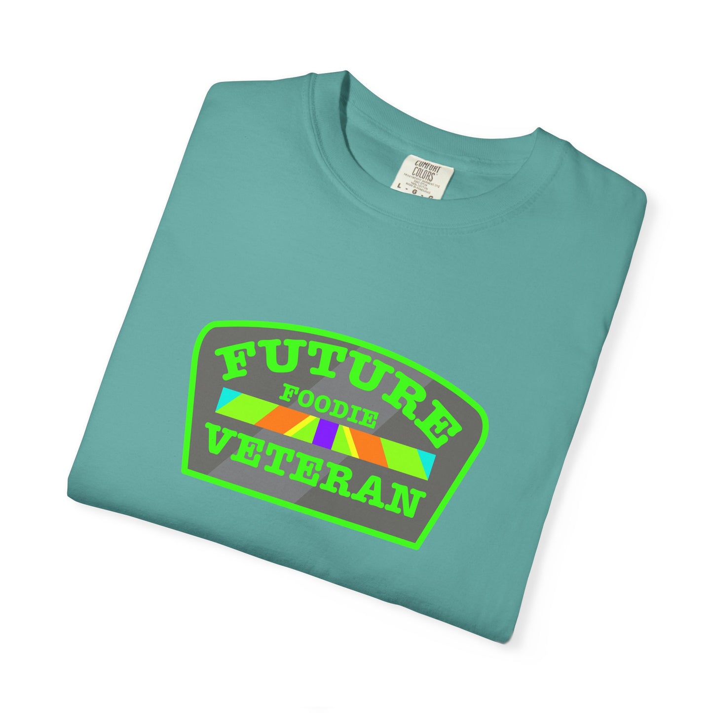L.O.E.F Future Foodie Veteran Tee Shirt  (Neon Green)