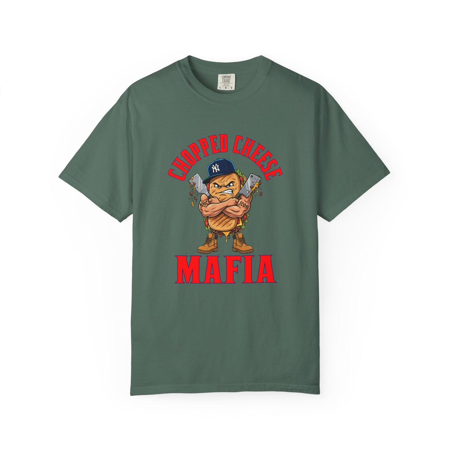 L.O.E.F Mafia Chopped Cheese Unisex Tee Shirt (Red)