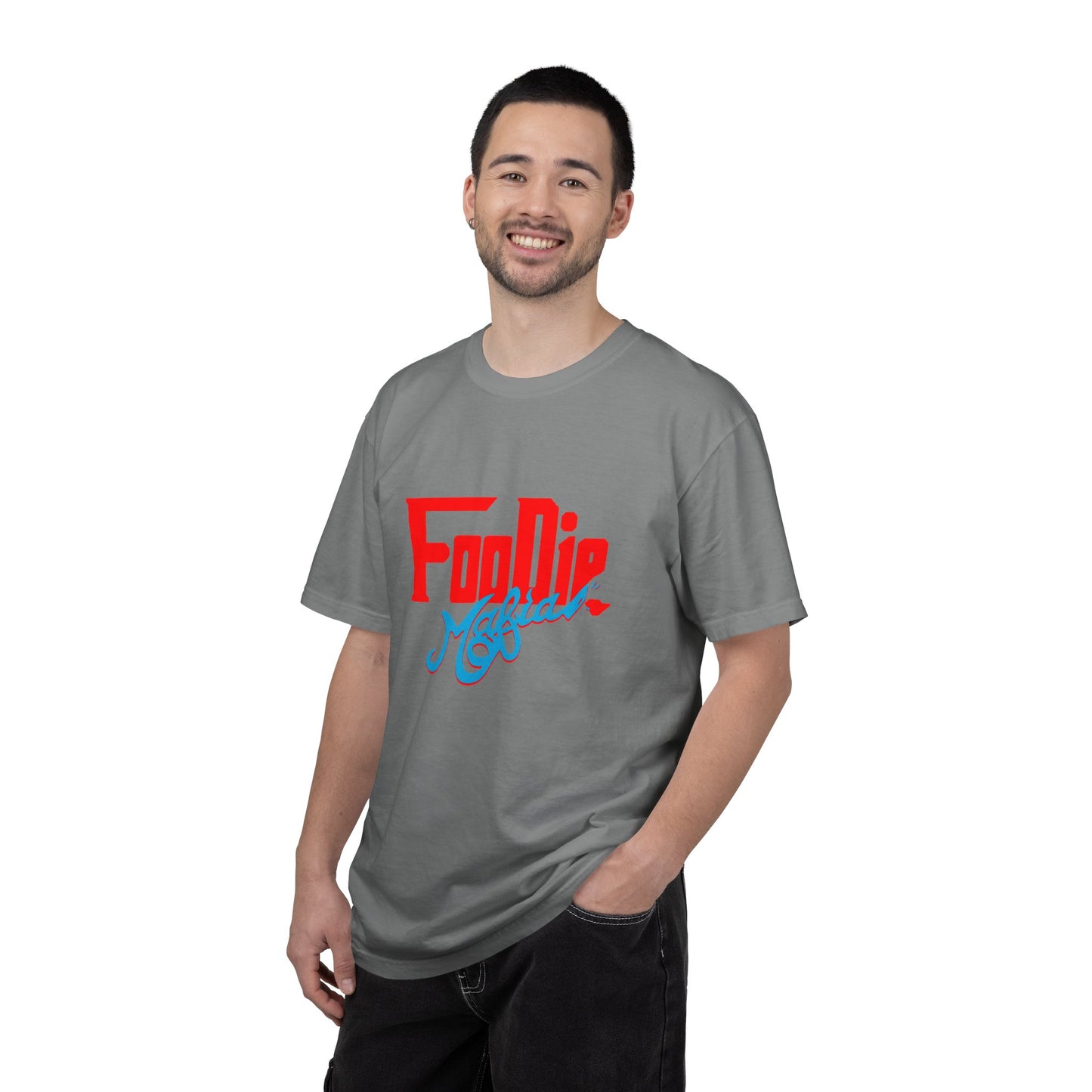 L.O.E.F Red Foodie Mafia Unisex Tee Shirt (Sky Blue)