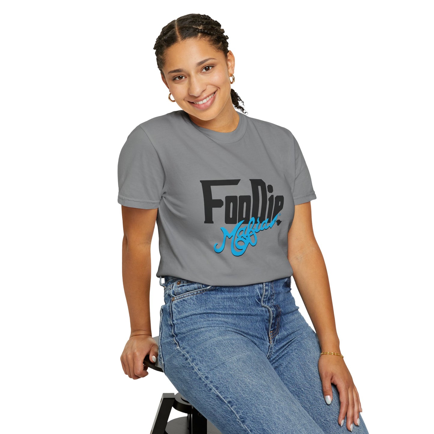 L.O.E.F Foodie Mafia Unisex Tee Shirt (Apricot)