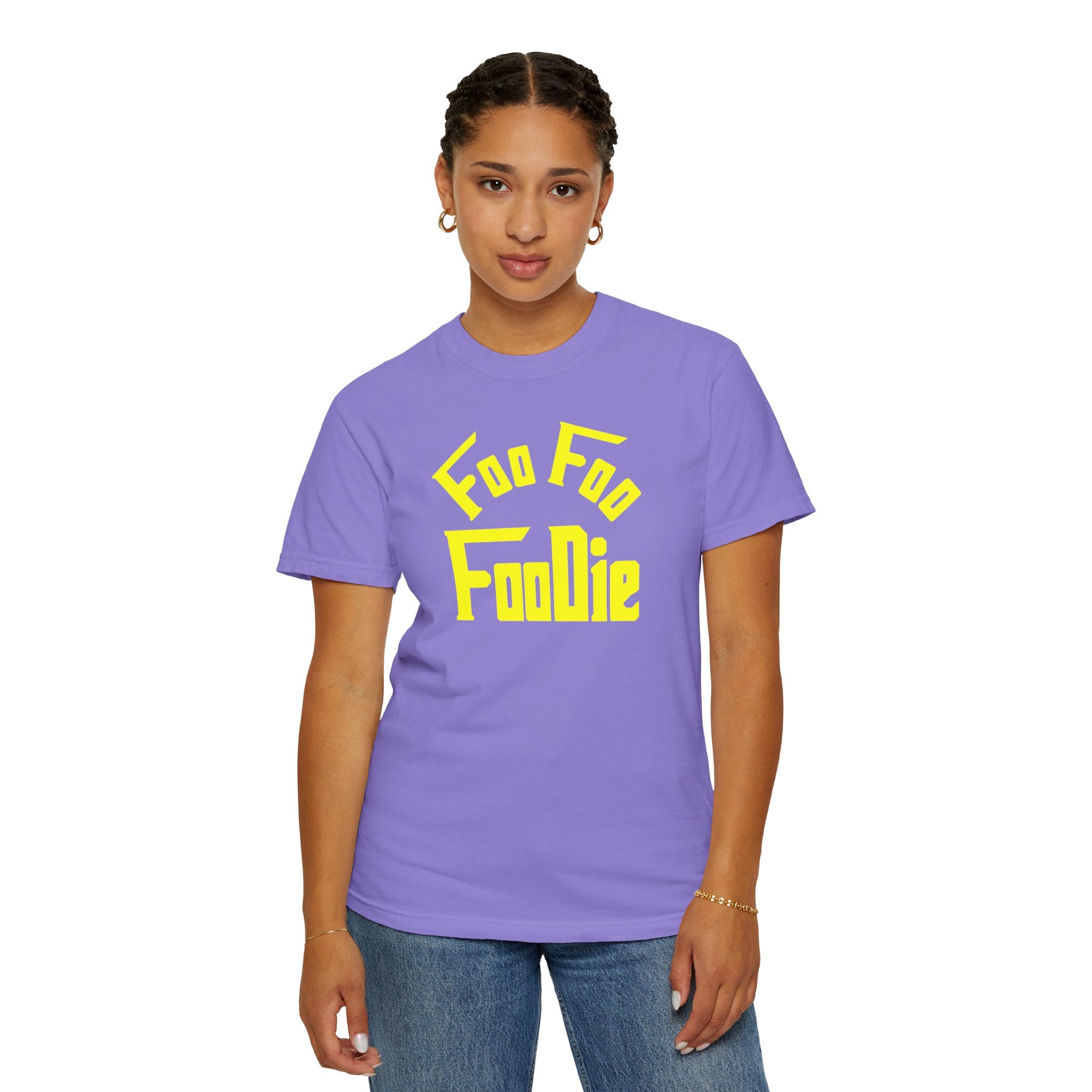L.O.E.F FOO FOO FOODIE Unisex Tee shirt (Yellow)