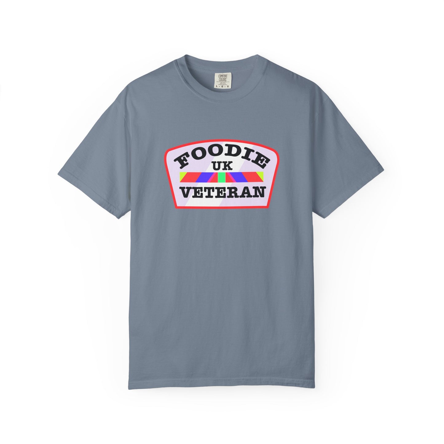 L.O.E.F Foodie Veteran UK Unisex Tee Shirt (Soft Pink)