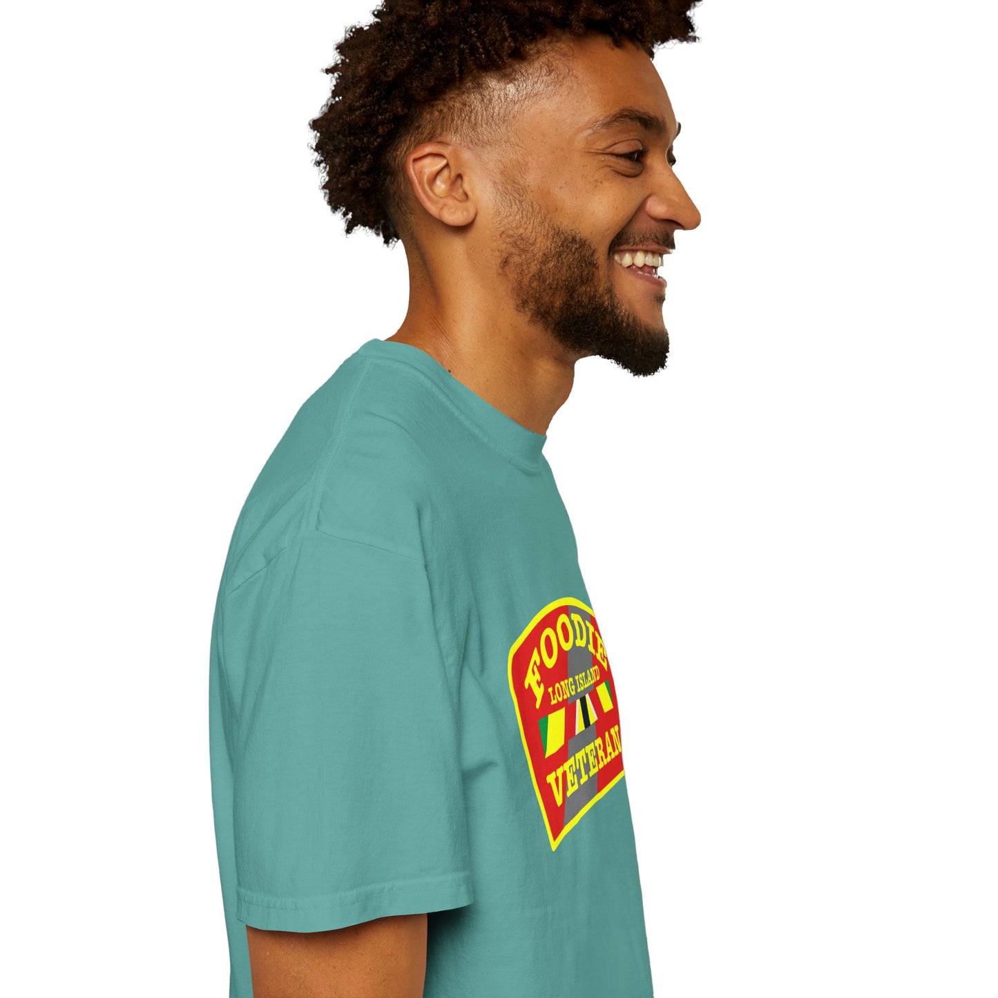 L.O.E.F Foodie Veteran Long Island Unisex Tee Shirt (Yellow)