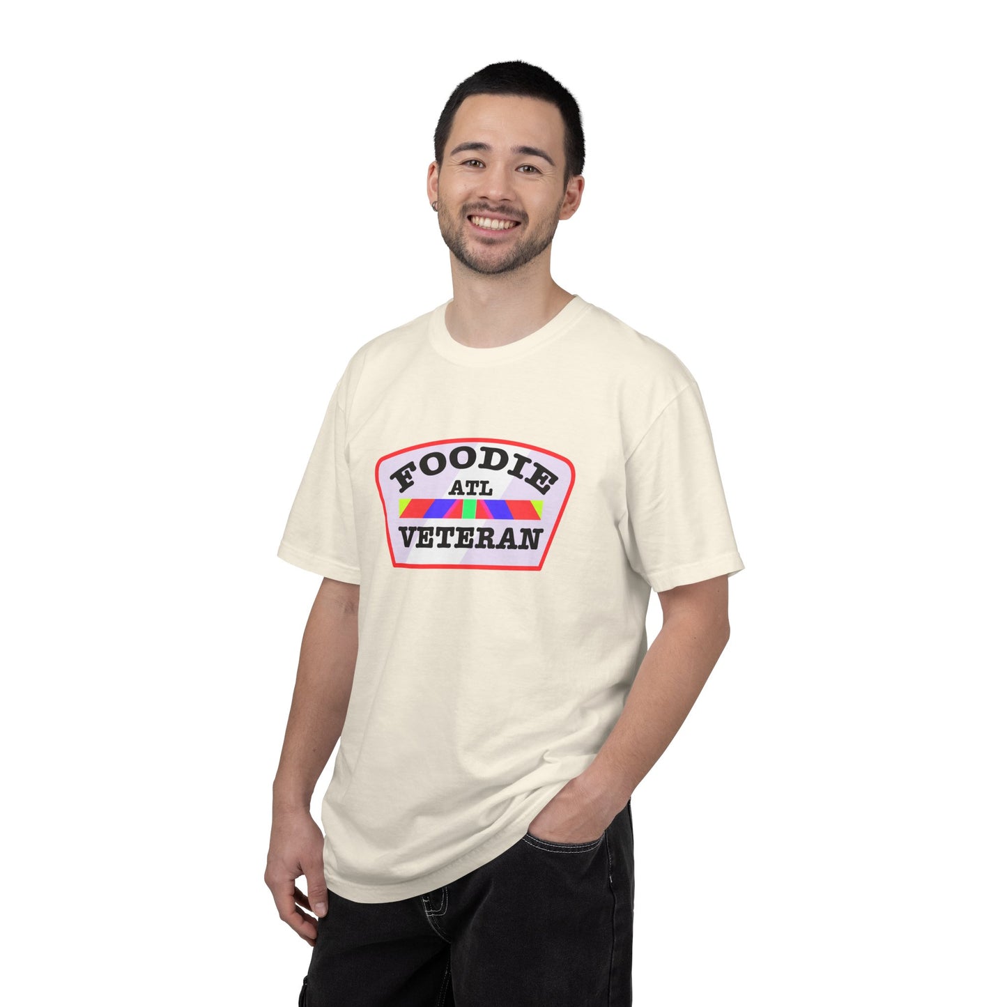 L.O.E.F Foodie Veteran ATL Unisex Tee Shirt (Soft Pink)