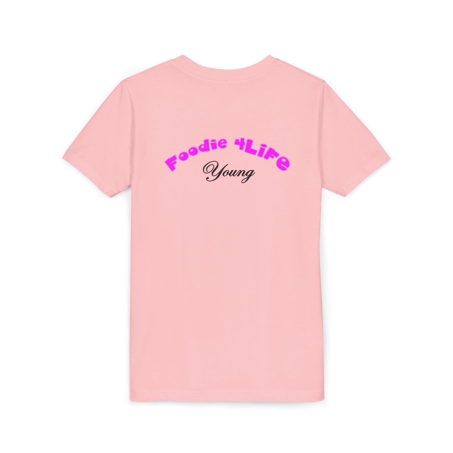 L.O.E.F Foodie 4Life Young Short Sleeve Tee (Fuchsia)