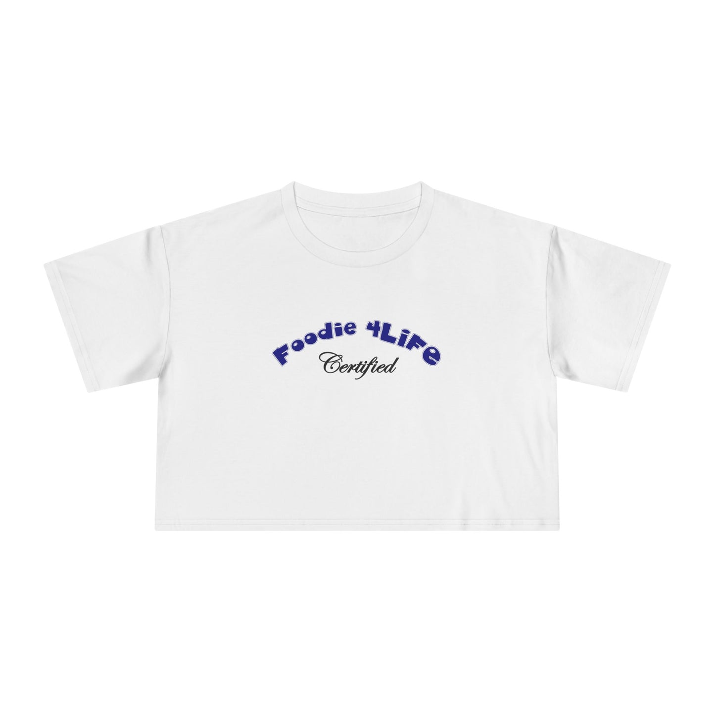 L.O.E.F Foodie 4Life Certified Crop Tee (Dark Blue)