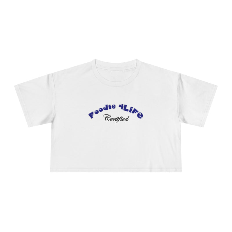 L.O.E.F Foodie 4Life Certified Crop Tee (Dark Blue)