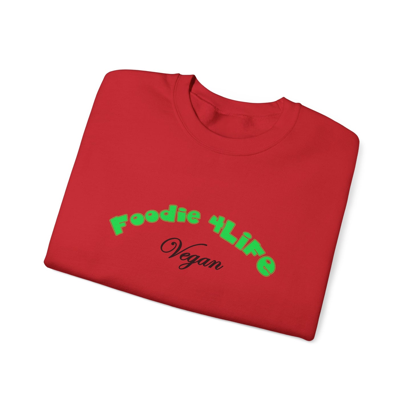 L.O.E.F Foodie 4Life Vegan Unisex Sweatshirt (Machalite Green)