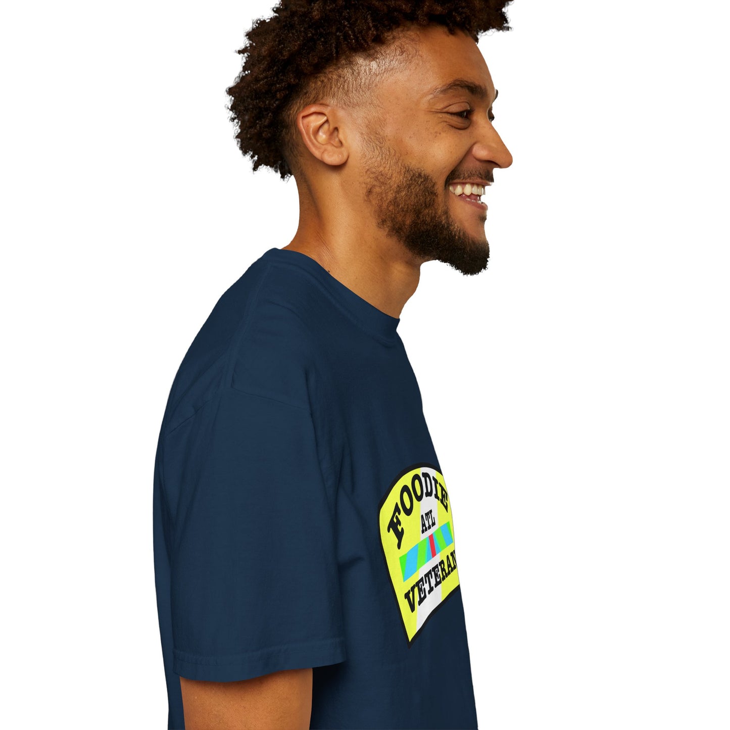 L.O.E.F Foodie Veteran ATL Unisex Tee Shirt (Yellow and Black)