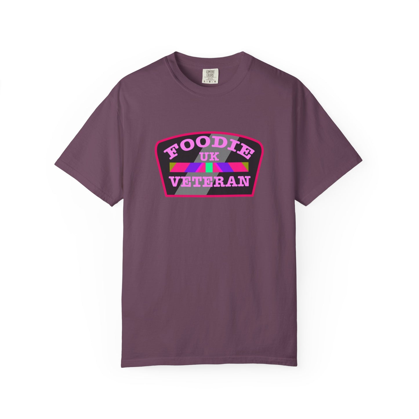 L.O.E.F Foodie Veteran UK Unisex Tee Shirt (Pink)