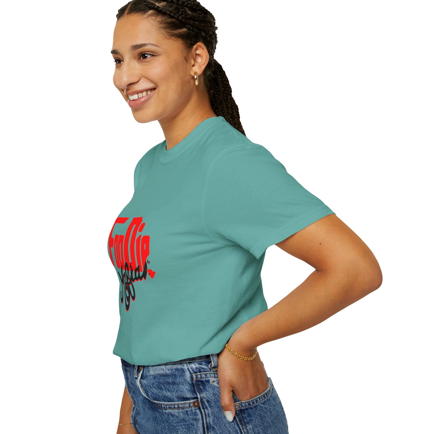 L.O.E.F Red Foodie Mafia Unisex Tee shirt (Black)