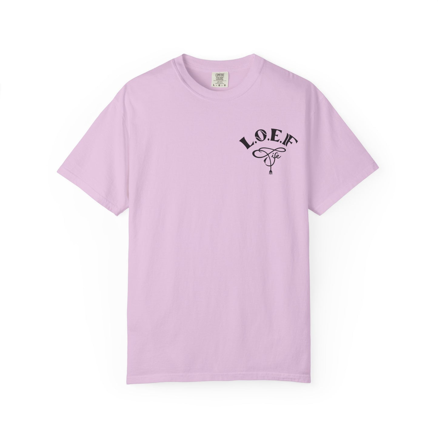 L.O.E.F Foodie 4Life Vegan Unisex Tee Shirt (Neon Green)