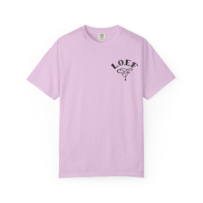 L.O.E.F Foodie 4Life Vegan Unisex Tee Shirt (Neon Green)