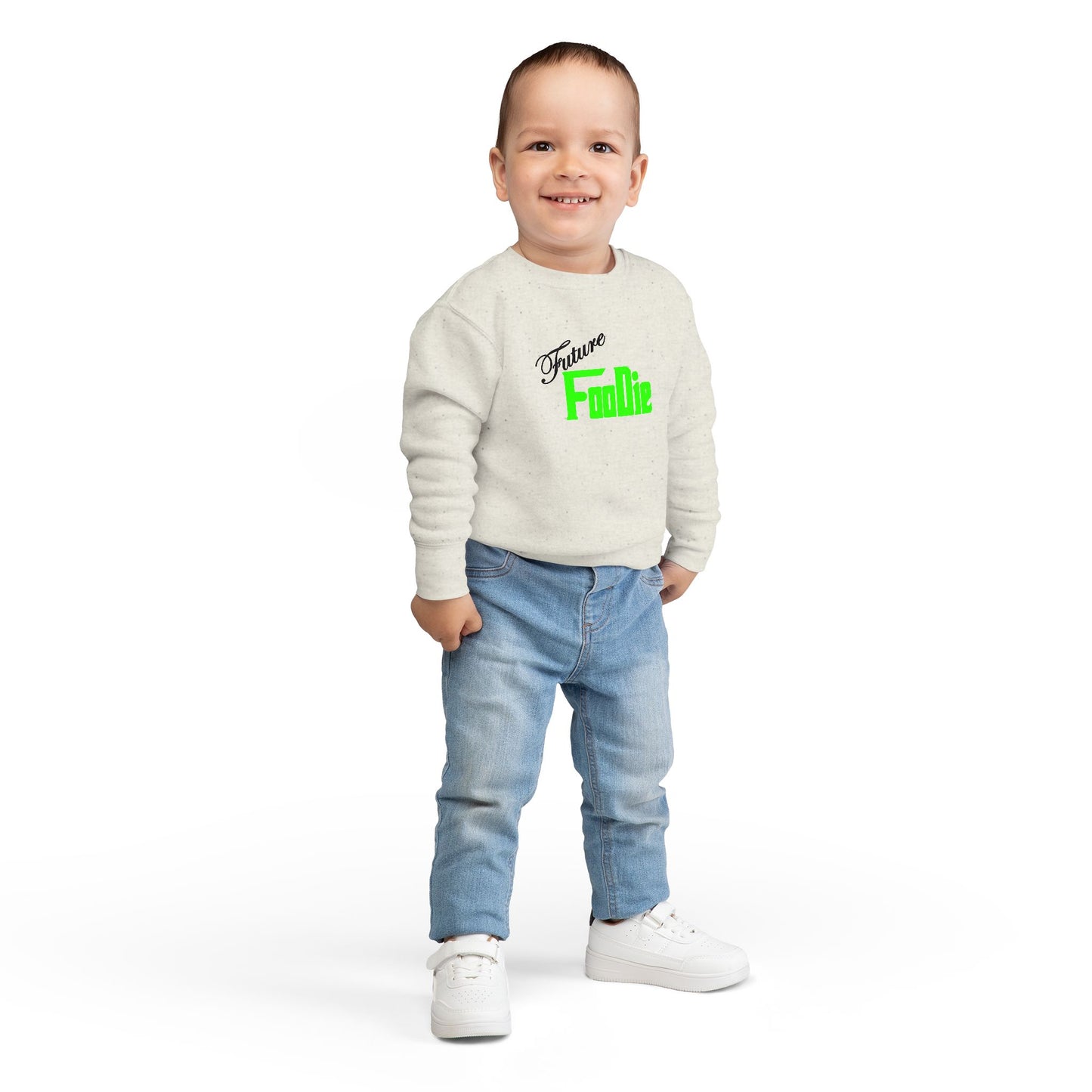 L.O.E.F Future Foodie Toddler Sweatshirt (Neon Green)