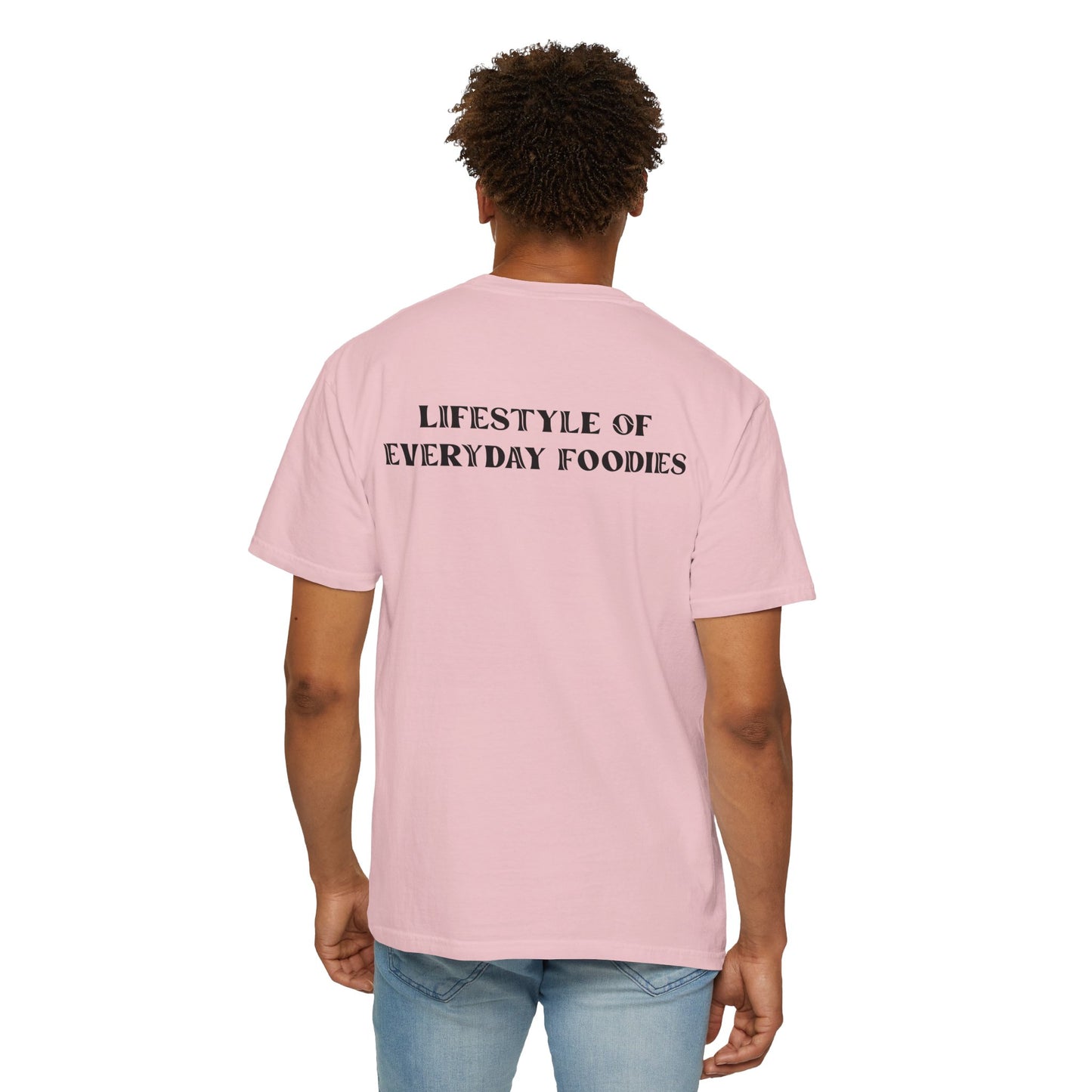 L.O.E.F LIFESTYLE OF EVERYDAY FOODIES Unisex Tee Shirt (Black)