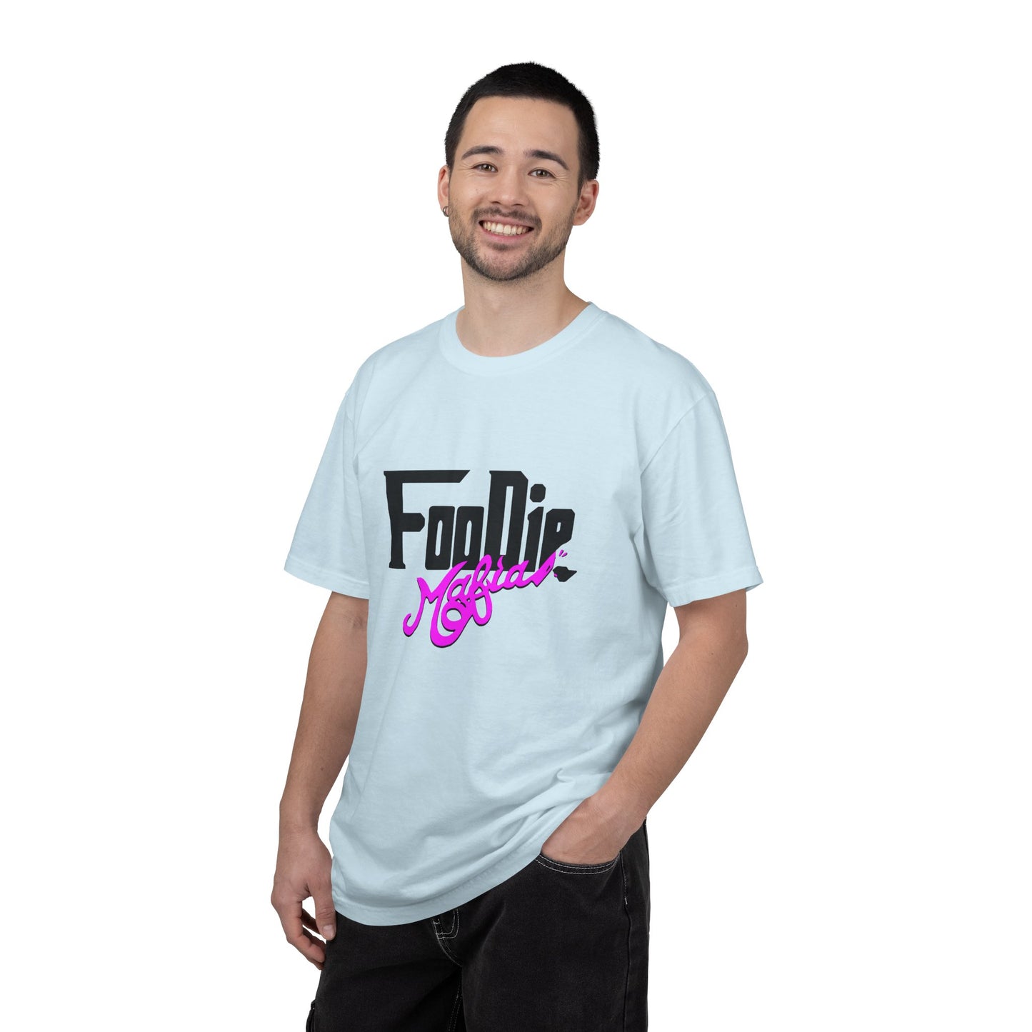 L.O.E.F Foodie Mafia Unisex Tee Shirt (Bright Purple)