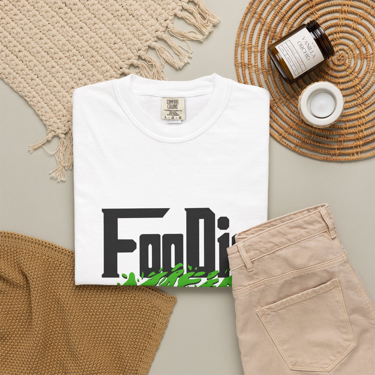 L.O.E.F Foodie Mafia Tee Shirt (Kelly Green)