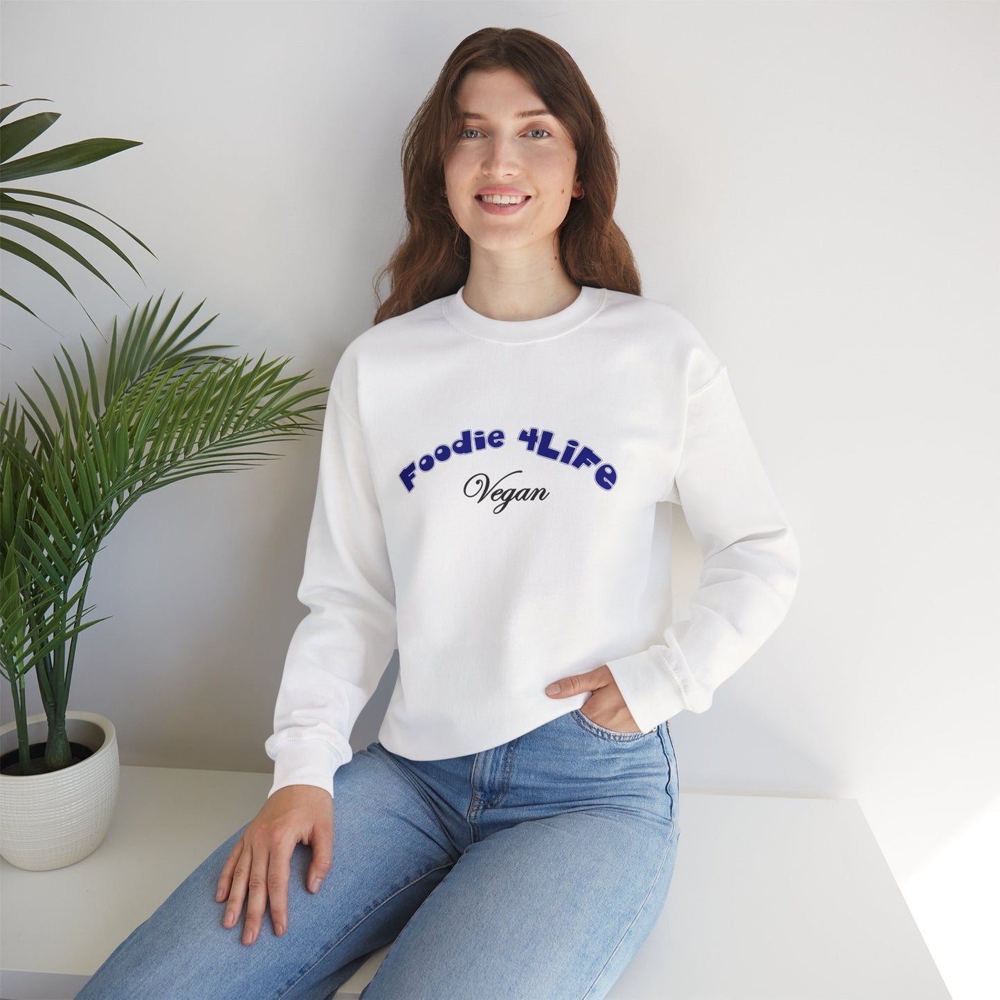 L.O.E.F Foodie 4Life Vegan Unisex Sweatshirt (Violet)