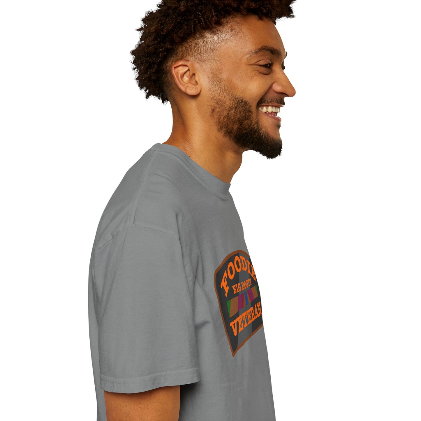 L.O.E.F Foodie Veteran BIG BOOTY Unisex Tee Shirt (Orange)
