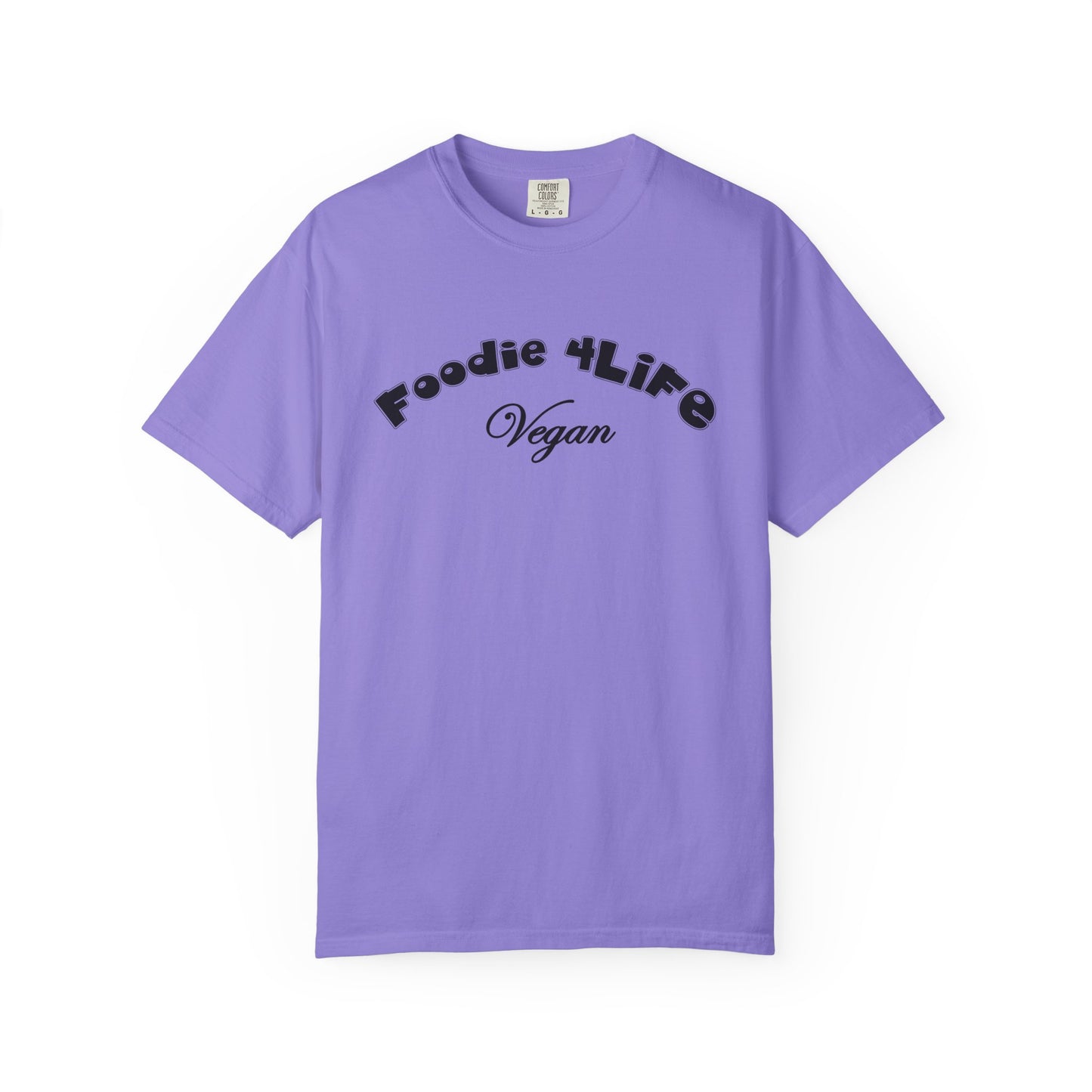 L.O.E.F Foodie 4Life Vegan Unisex Tee Shirt (Black)