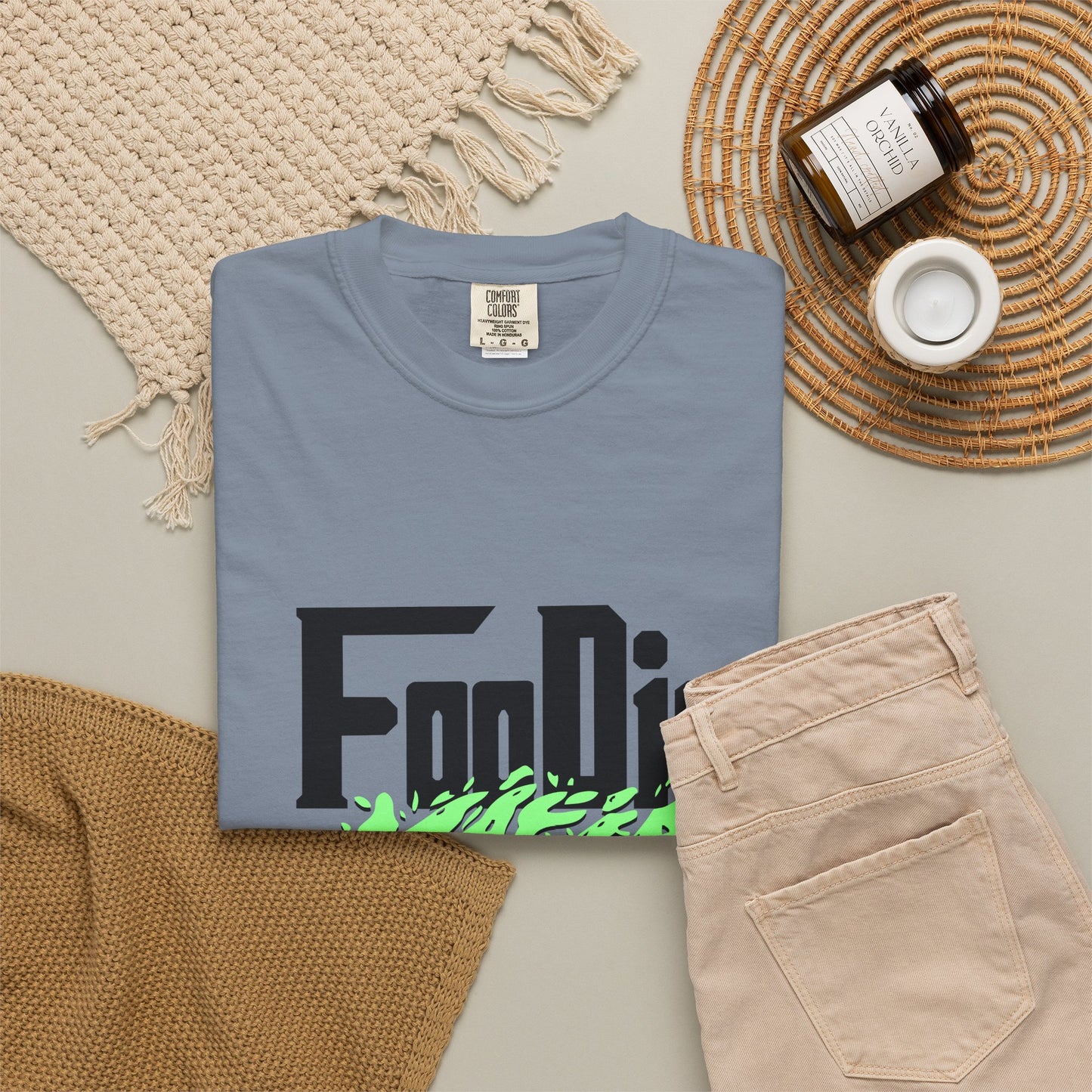 L.O.E.F Foodie Mafia Tee Shirt (Mint Green)