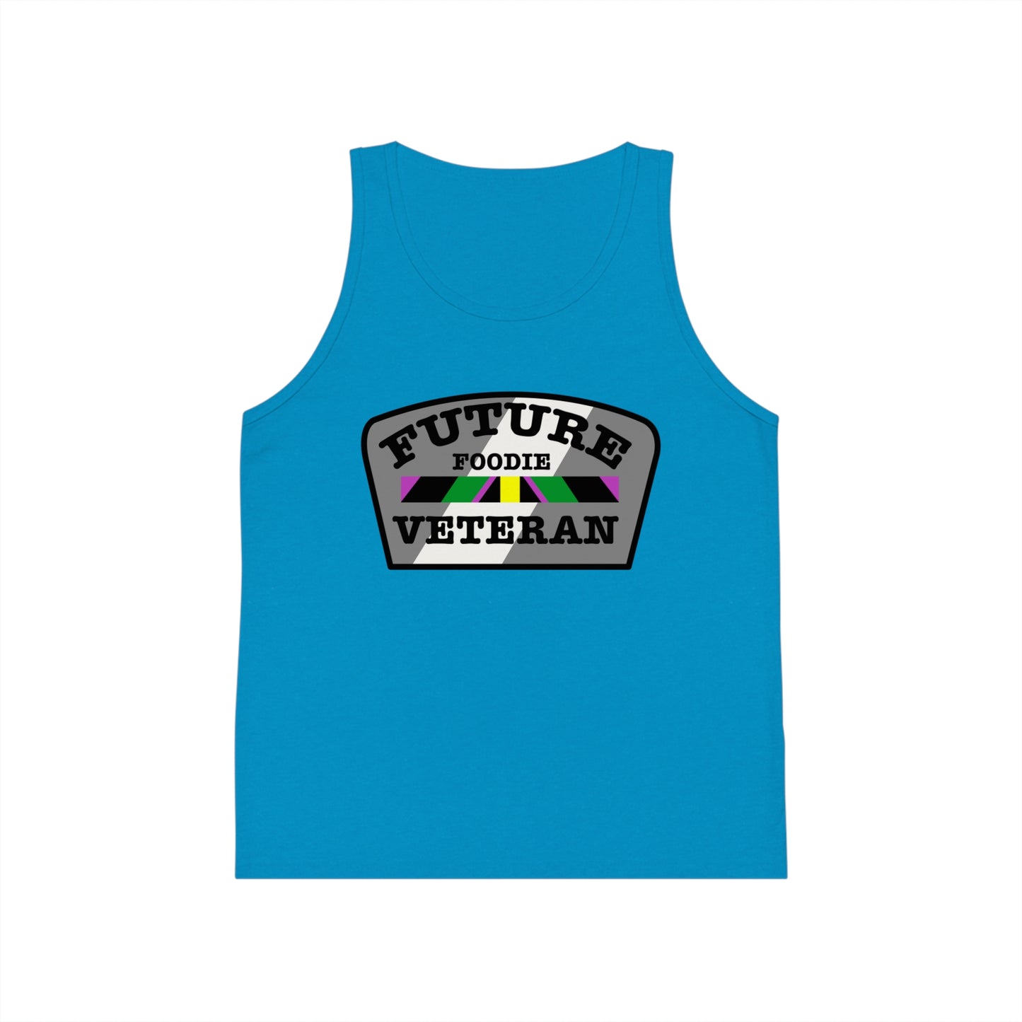 L.O.E.F Future Foodie Veteran Kids Tank Top (Gray)