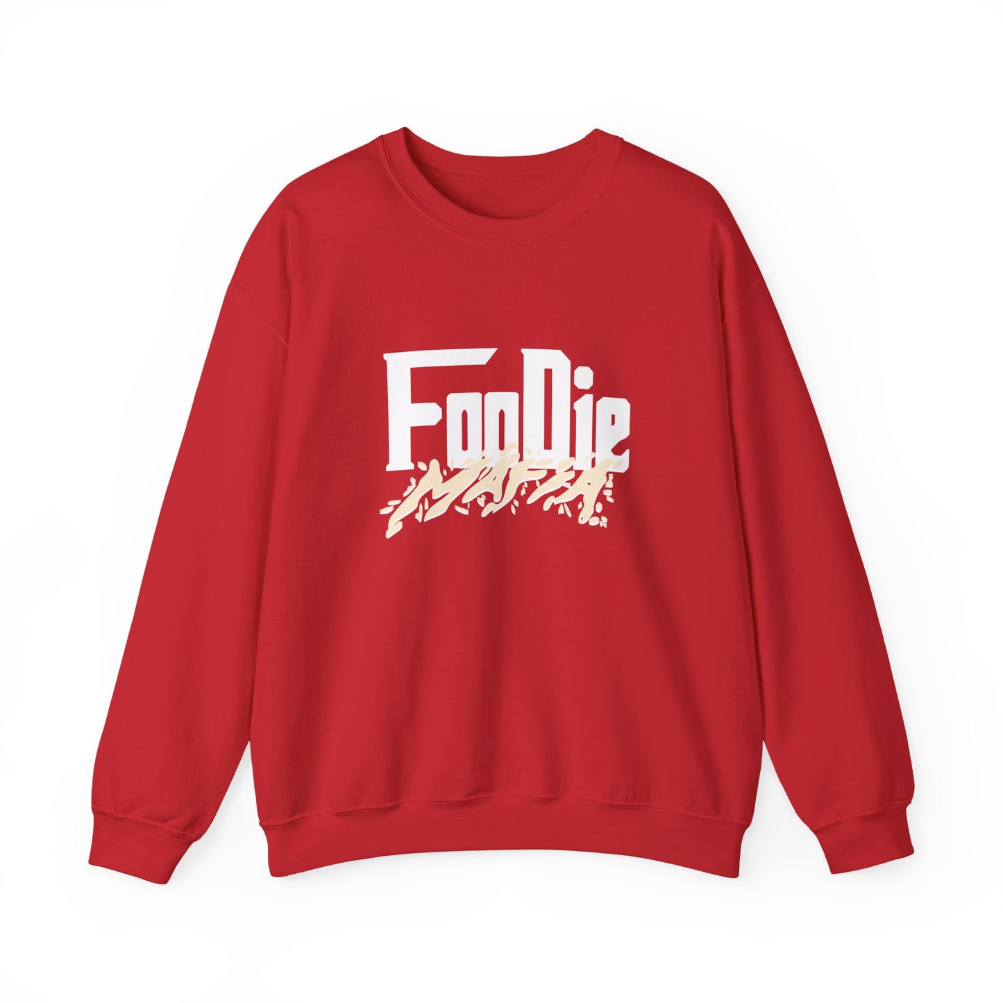 L.O.E.F White Foodie Mafia Unisex Sweatshirt (Cream)