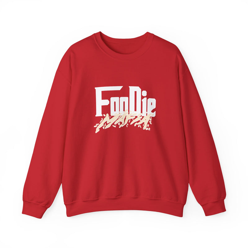 L.O.E.F White Foodie Mafia Unisex Sweatshirt (Cream)