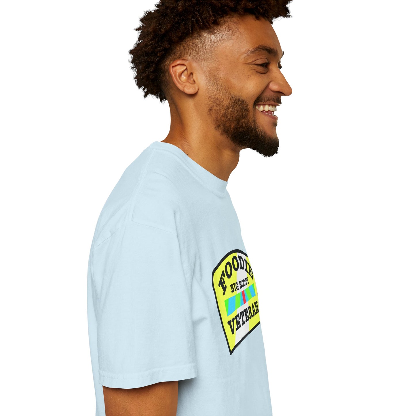 L.O.E.F Foodie Veteran BIG BOOTY Unisex Tee Shirt (Black)